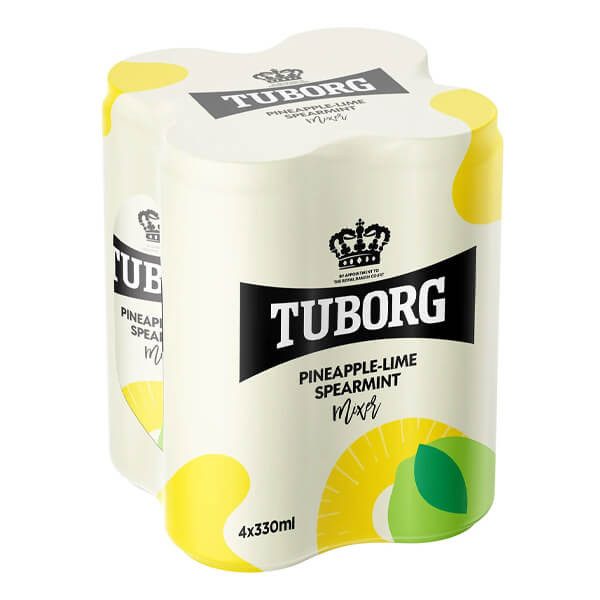 TUBORG SODA ΚΟΥΤΙ (4x330ml) - (ΑΝΑΝΑΣ και LIME) – Αναψυκτικά