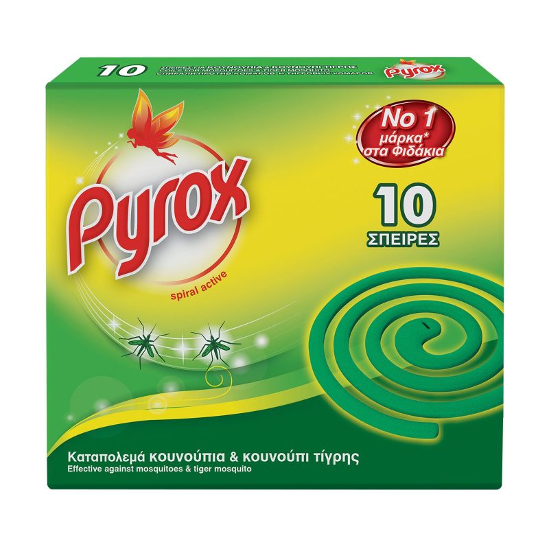 PYROX εντομοαπωθητικό φιδάκι 10τεμ – Εντομοκτόνα και Εντομοαπωθητικά Χώρου