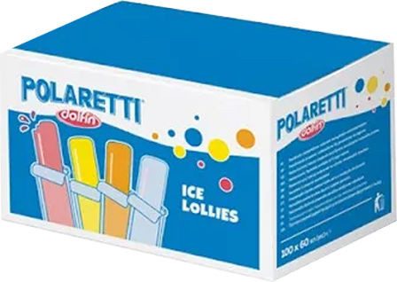 DOLFIN Polaretti γρανίτες ice lollies 100x60ml – Καραμέλες, Γλειφιτζούρια και Τσίχλες