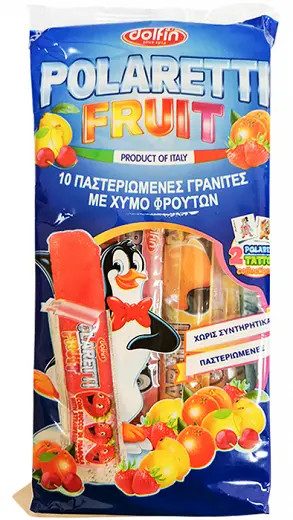 DOLFIN Polaretti γρανίτες ice lollies 10x40ml – Καραμέλες, Γλειφιτζούρια και Τσίχλες