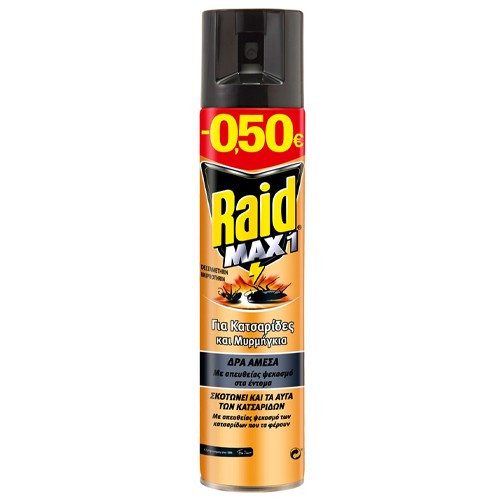 RAID κατσαριδοκτόνο spray 300ml – Εντομοκτόνα και Εντομοαπωθητικά Χώρου