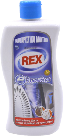 REX HELLAS καθαριστικό κατά των αλάτων για ατμοσίδερα 500ml – Αξεσουάρ Συσκευών Σιδερώματος