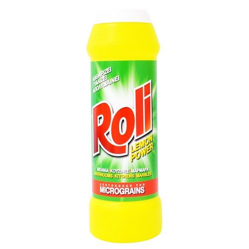 ROLI σκόνη γενικού καθαρισμού με λεμόνι 500gr – Καθαριστικά Επιφανειών
