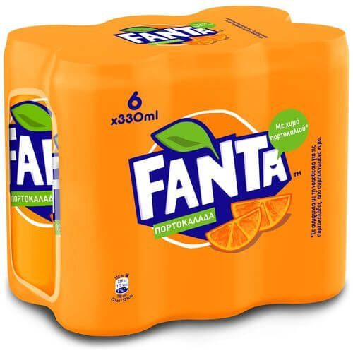 FANTA ΠΟΡΤΟΚΑΛΑΔΑ (6x330ml) – Αναψυκτικά