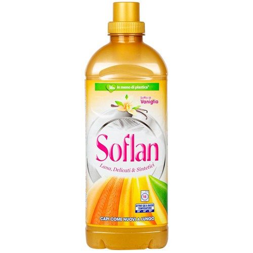 SOFLAN υγρό πλυντηρίου ρούχων με Βανίλια 900ml – Απορρυπαντικά Ρούχων