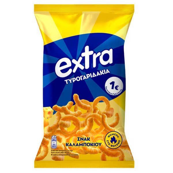 EXTRA τυρογαριδάκια 80gr – Γαριδάκια και Ποπ Κορν