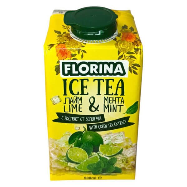 FLORINA ice tea λάιμ και μέντα 500ml – Αναψυκτικά