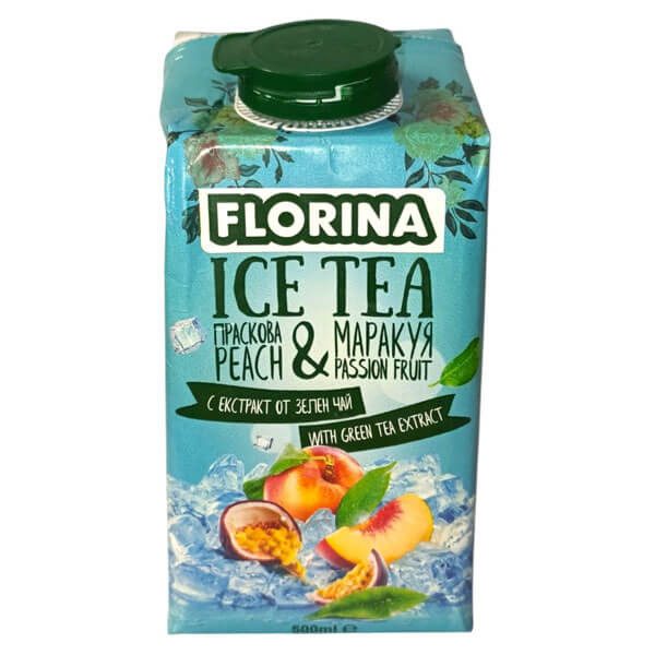 FLORINA ICE TEA 500ml (ΡΟΔΑΚΙΝΟ και ΦΡΟΥΤΑ ΤΟΥ ΠΑΘΟΥΣ) – Αναψυκτικά