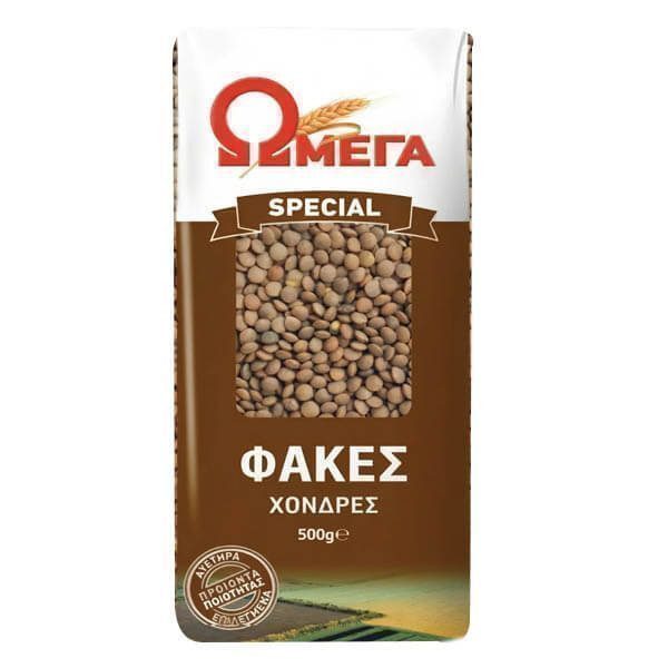 ΩΜΕΓΑ special φακές χονδρές 500gr – Ωμέγα – Όσπρια