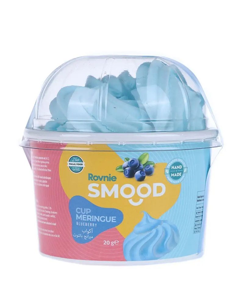 ROVNIE μαρέγκα smood beze cup με γεύση blueberry 25gr – Καραμέλες, Γλειφιτζούρια και Τσίχλες