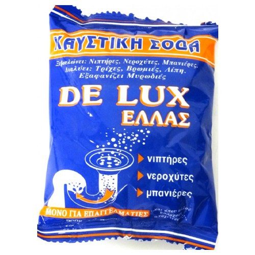 DELUX καυστική σόδα 900gr – Καθαριστικά Μπάνιου