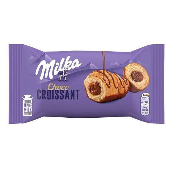MILKA κρουασάν με γέμιση κακάο 50gr – Κέικ, Τσουρέκια και Κρουασάν