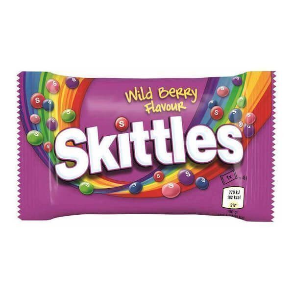SKITTLES 38gr - (14x38gr) (WILD BERRY) – Καραμέλες, Γλειφιτζούρια και Τσίχλες