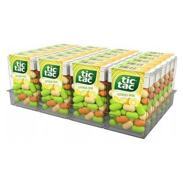 TIC TAC ΚΑΡΑΜΕΛΑΚΙΑ 18gr - (24x18gr) (CITRUS MIX) – Καραμέλες, Γλειφιτζούρια και Τσίχλες