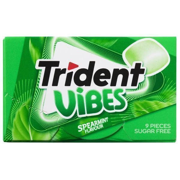 TRIDENT τσίχλες vibes δυόσμος 16x21gr – Καραμέλες, Γλειφιτζούρια και Τσίχλες