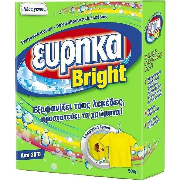 ΕΥΡΗΚΑ bright καθαριστικό λεκέδων 500gr – Εύρηκα – Ενισχυτικά Πλύσης