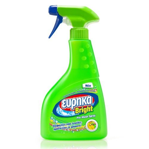 ΕΥΡΗΚΑ bright pre wash spray καθαριστικό λεκέδων 450ml – Εύρηκα – Ενισχυτικά Πλύσης