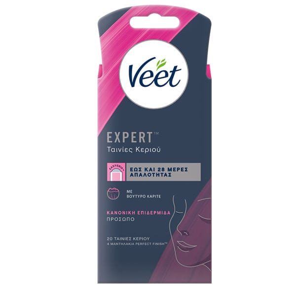 VEET ΤΑΙΝΙΕΣ ΚΕΡΙΟΥ EXPERT ΓΙΑ ΠΡΟΣΩΠΟ 20pcs – Κεριά Αποτρίχωσης