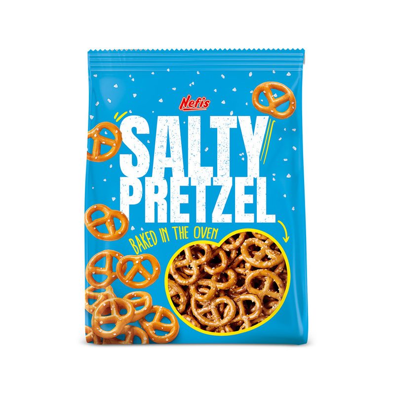 NEFIS αλμυρά πρέτζελ με αλάτι 250g – Αλμυρά Snacks