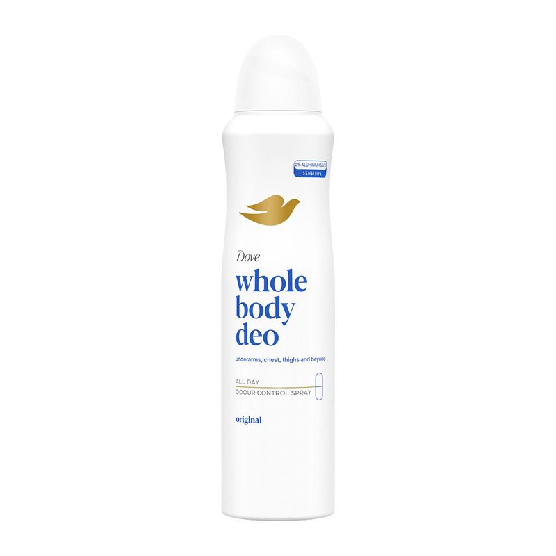 DOVE αποσμητικό σώματος spray whole body original 150ml – Αποσμητικά