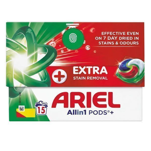 ARIEL PODS ΠΛΥΝΤΗΡΙΟΥ ΡΟΥΧΩΝ 15τεμ. - (EXTRA) – Απορρυπαντικά Ρούχων