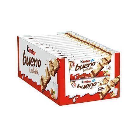 KINDER BUENO WHITE 39gr - (30x39gr) – Ferrero – Σοκολάτες