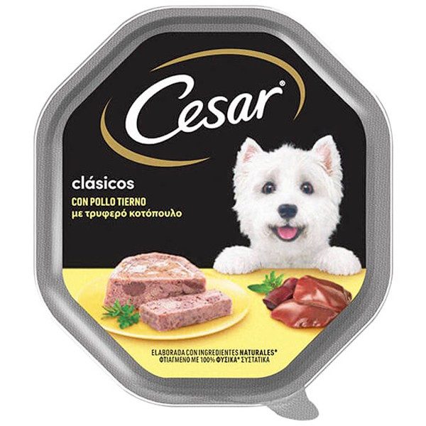 CESAR σκυλοτροφή κοτόπουλο 150gr – Υγρή Τροφή Σκύλων