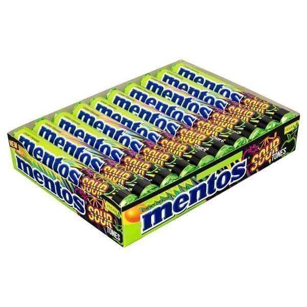 MENTOS (20x38gr.) - (SOUR TONES) – Καραμέλες, Γλειφιτζούρια και Τσίχλες