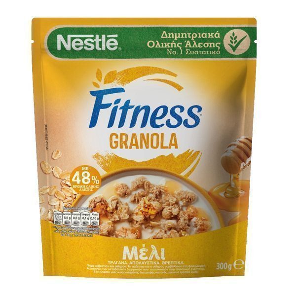 NESTLE δημητριακά fitness granola με μέλι 300gr