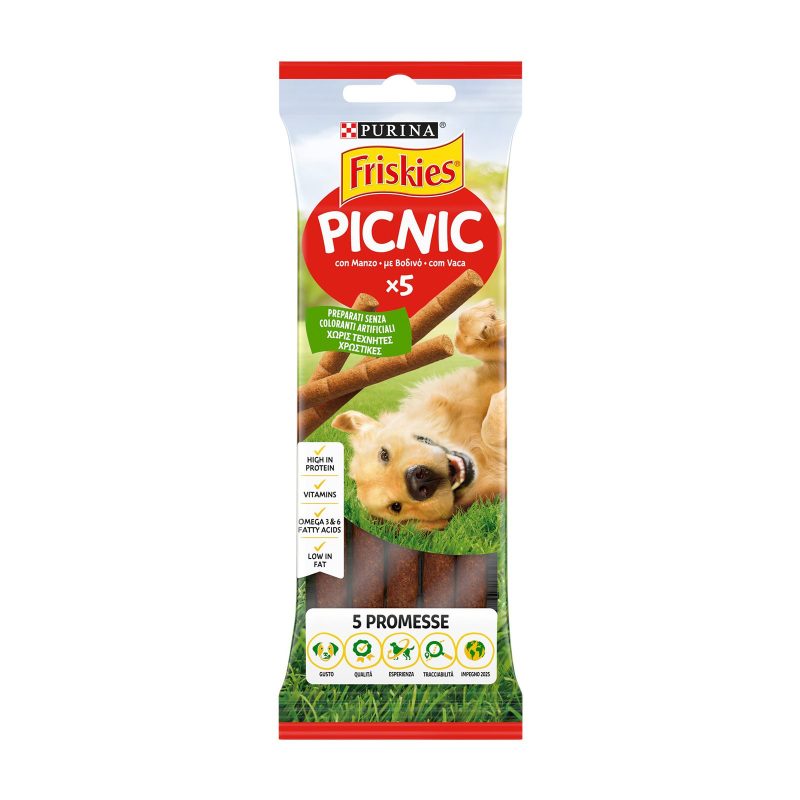 FRISKIES σκυλοτροφή picnic sticks βοδινό 42gr – Purina – Λιχουδιές/Σνακ Σκύλων