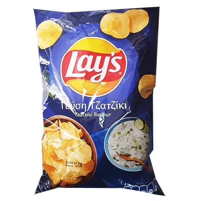 TASTY SNACKS Lay's πατατάκια με τζατζίκι 120gr