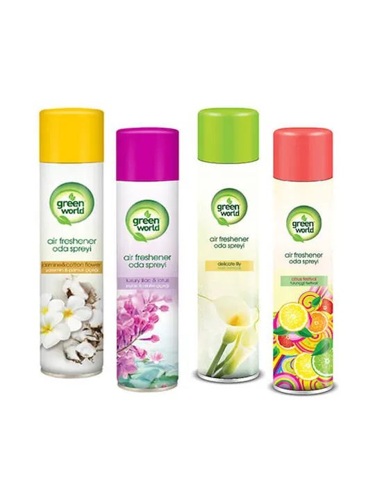 GREEN WORLD αρωματικό χώρου spray σε διάφορα αρώματα 400ml – Αρωματικά Χώρου