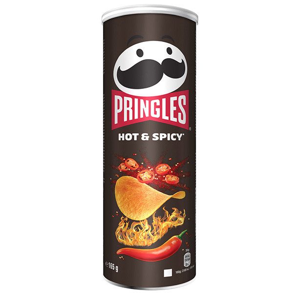 PRINGLES πατατάκια hot και spicy 165gr