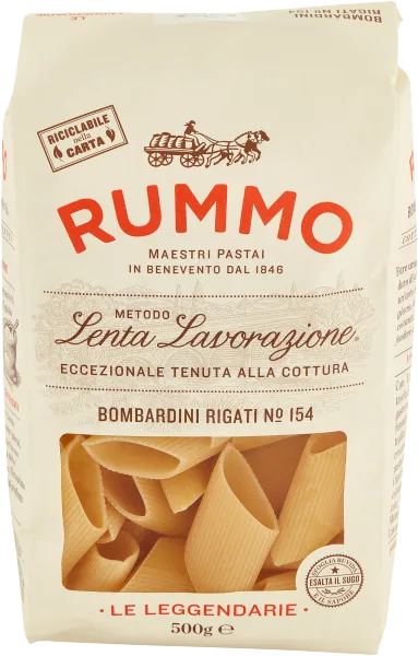 RUMMO ζυμαρικά No154 bombardini rigati 500gr