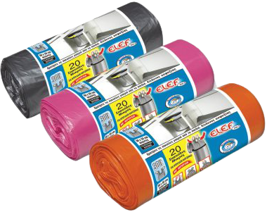 El-Ef σακούλες απορριμμάτων με χερούλια 50x55cm 30lt 20τεμ