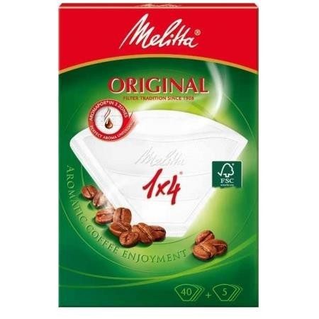 MELITTA φίλτρα καφέ 1x4 40τεμ – Φίλτρα Καφέ - Τσαγιού