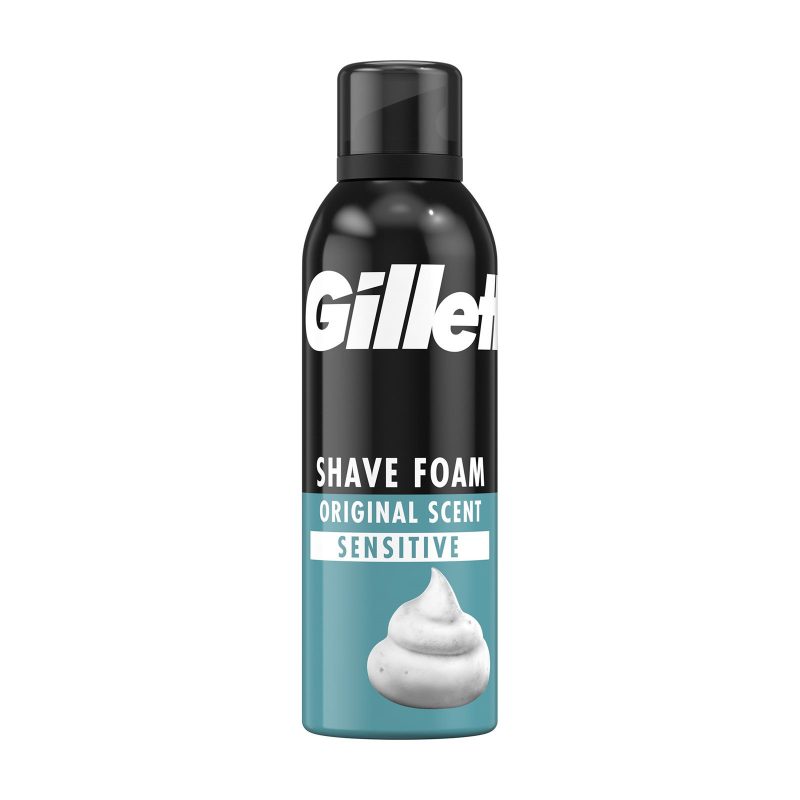 GILLETTE αφρός ξυρίσματος για ευαίσθητες επιδερμίδες 200ml – Αφροί και Gel Ξυρίσματος