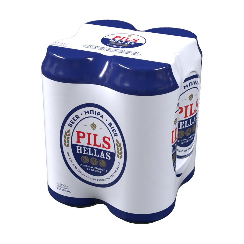 PILS Hellas μπύρα κουτί 4x500ml – Μπύρες