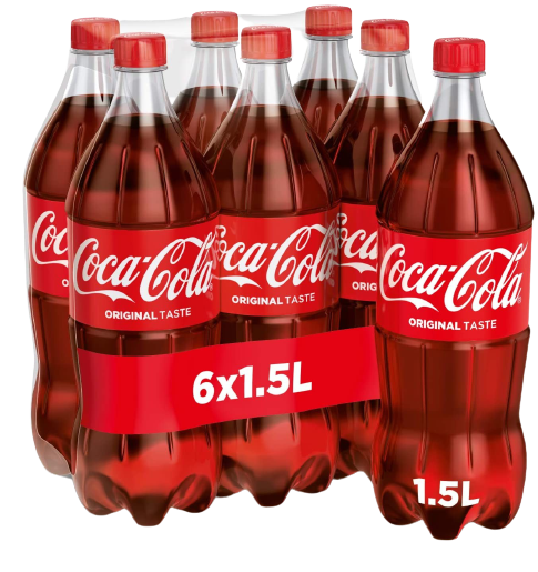 COCA COLA αναψυκτικό Original 6x1,5lt – Αναψυκτικά