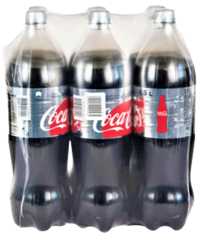 COCA COLA αναψυκτικό Light 6x1,5lt – Αναψυκτικά