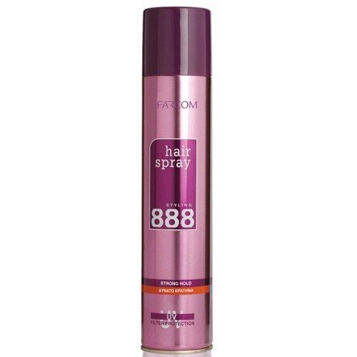 FARCOM 888 hair spray δυνατό κράτημα 400ml – Styling Spray Μαλλιών