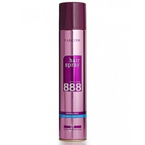 FARCOM 888 hair spray φυσικό κράτημα 400ml – Styling Spray Μαλλιών