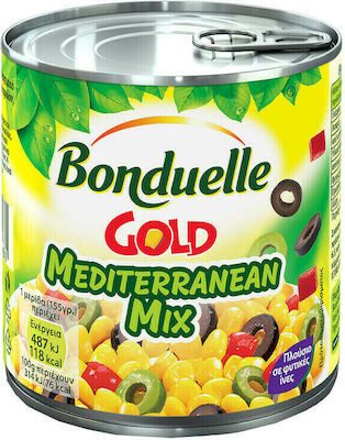 BONDUELLE Gold Mediterranean Mix 310gr – Τρόφιμα Μακράς Συντήρησης
