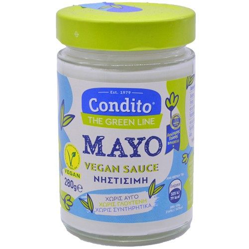 CONDITO μαγιονέζα egg free για vegan 280gr – Σάλτσες και Dressings