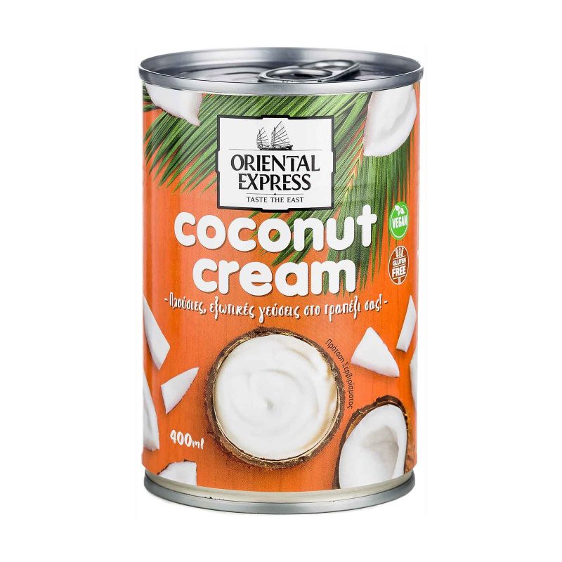 ORIENTAL EXPRESS κρέμα καρύδας vegan χωρίς γλουτένη 400gr – Υλικά Μαγειρικής