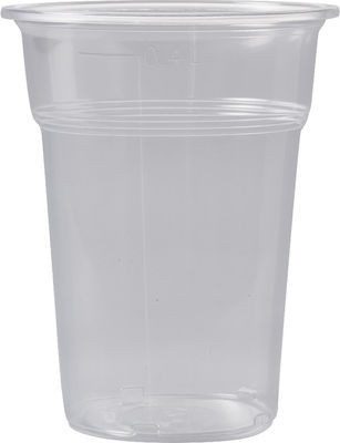 LUX PLAST ποτήρι μπύρας διαφανές 400ml 50τεμ – Ποτήρια μιας Χρήσης