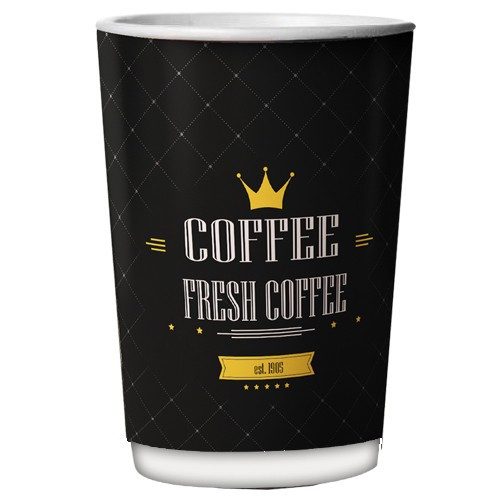 FRESH COFFEE χάρτινα ποτήρια double wall 12oz 25τεμ – Ποτήρια μιας Χρήσης