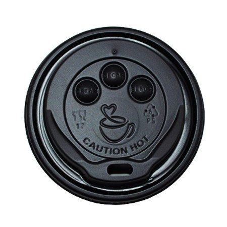 ΑΣΤΕΡΑΣ GROUP καπάκι πιπίλα μαύρο 8-12oz 100τεμ – Αστέρας Group – Καπάκια Ποτηριών μιας Χρήσης