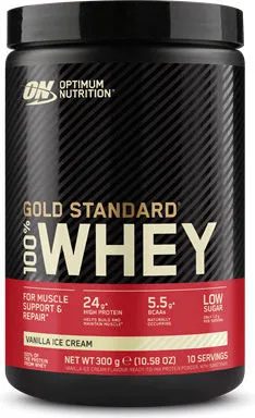 OPTIMUM NUTRITION Gold Standard 100% Whey Πρωτεΐνη Ορού Γάλακτος με Γεύση Vanilla Ice Cream 300gr – Πρωτεΐνες