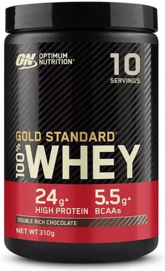 OPTIMUM NUTRITION Gold Standard 100% Whey Πρωτεΐνη Ορού Γάλακτος με Γεύση Double Rich Chocolate 310gr – Πρωτεΐνες